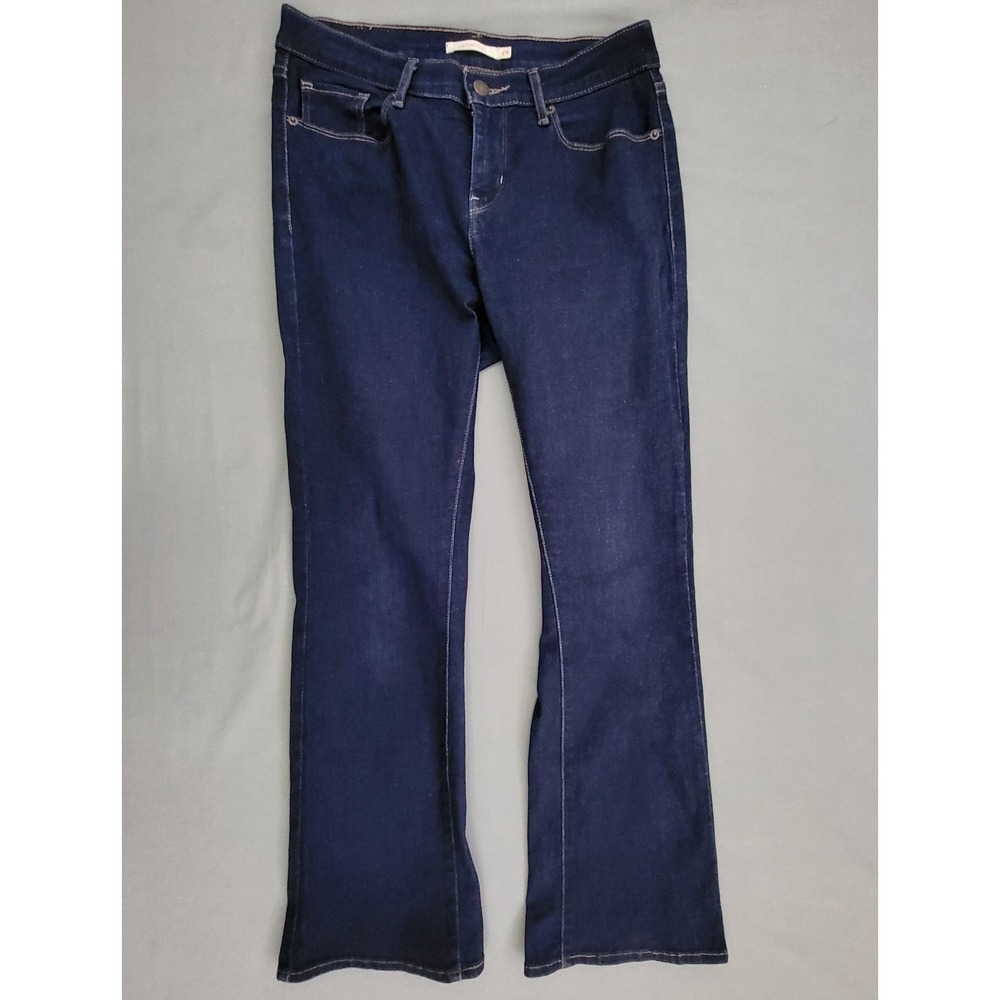 Levi's Women Curvy Bootcut Jeans Dark Wash W29‎ L29 Western Boho